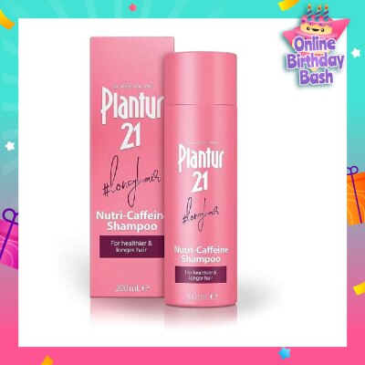 PLANTUR Nutri Caffeine Shampoo For Long Hair (Helps To Improve Hair Growth) 200ml