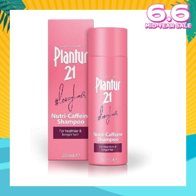 PLANTUR Nutri Caffeine Shampoo For Long Hair (Helps To Improve Hair Growth) 200ml