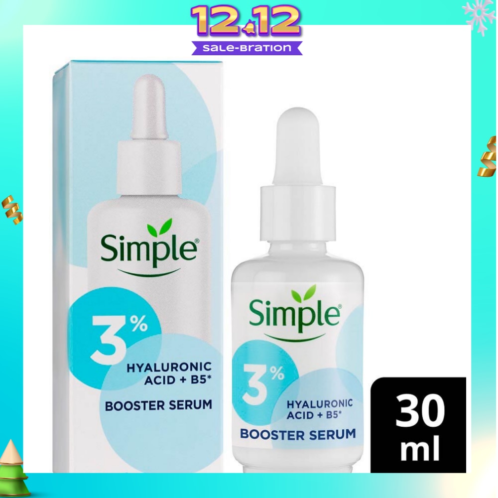 Booster Serum 3% Hyaluronic Acid And B5 (Make Dry Skin And Sensitive Skin Instantly Softer) 30ml (Expiry: Jul`2026)
