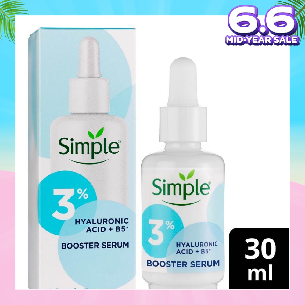 Booster Serum 3% Hyaluronic Acid And B5 (Make Dry Skin And Sensitive Skin Instantly Softer) 30ml