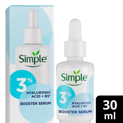 SIMPLE Booster Serum 3% Hyaluronic Acid And B5 (Make Dry Skin And Sensitive Skin Instantly Softer) 30ml