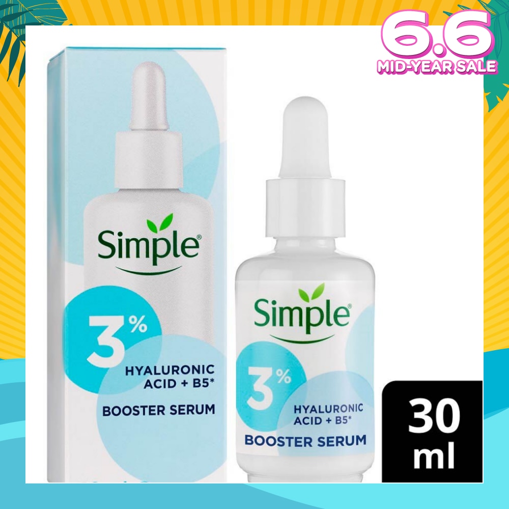 Booster Serum 3% Hyaluronic Acid And B5 (Make Dry Skin And Sensitive Skin Instantly Softer) 30ml