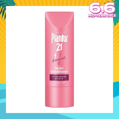 PLANTUR Nutri Caffeine Conditioner For Long Hair (Helps To Improve Strength And Shine) 175ml