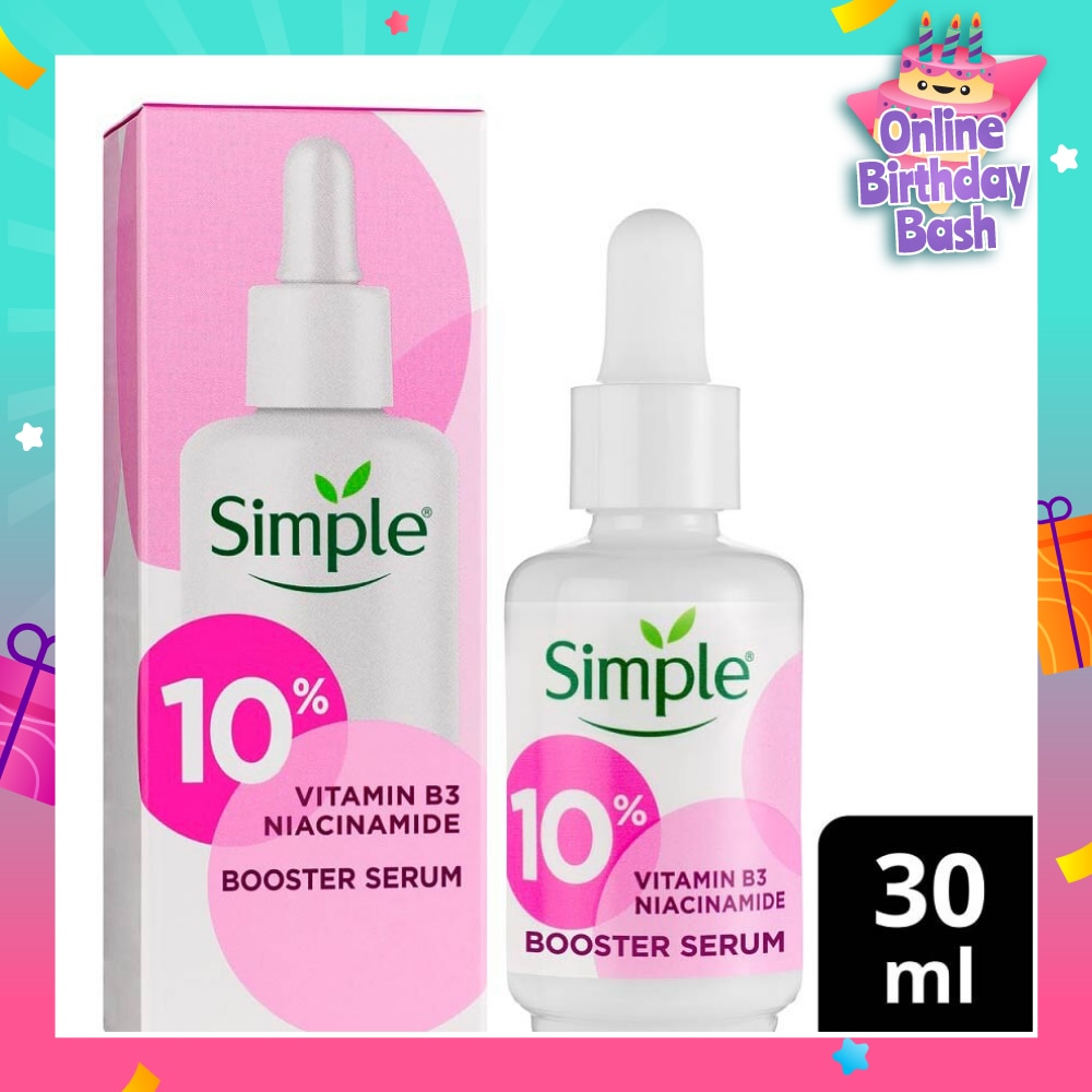 Booster Serum 10% Niacinamide (Vitamin B3) Deeply Hydrates And Softens Even Dry Skin 30ml