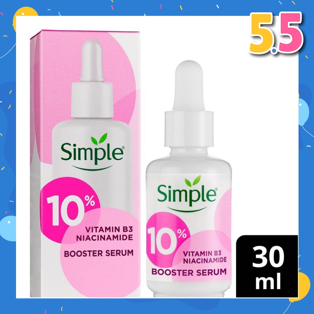 Booster Serum 10% Niacinamide (Vitamin B3) Deeply Hydrates And Softens Even Dry Skin 30ml