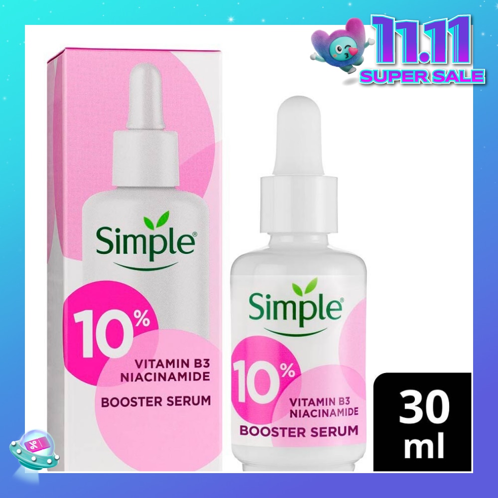 Booster Serum 10% Niacinamide (Vitamin B3) Deeply Hydrates And Softens Even Dry Skin 30ml (Expiry: Jun`2026)