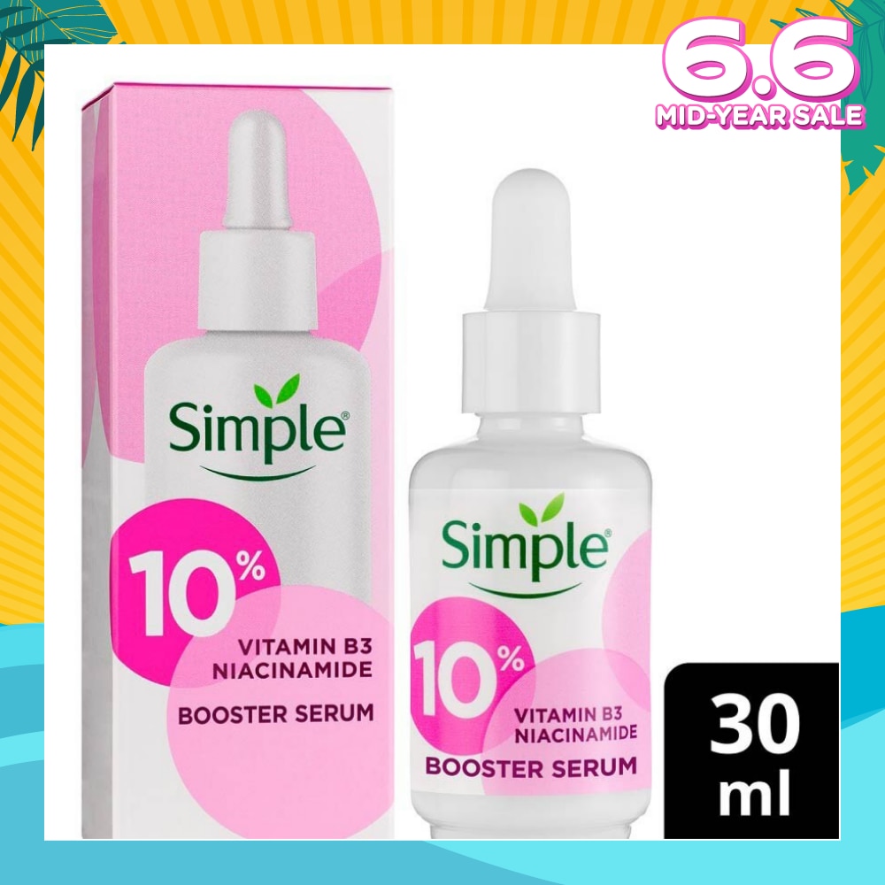 Booster Serum 10% Niacinamide (Vitamin B3) Deeply Hydrates And Softens Even Dry Skin 30ml