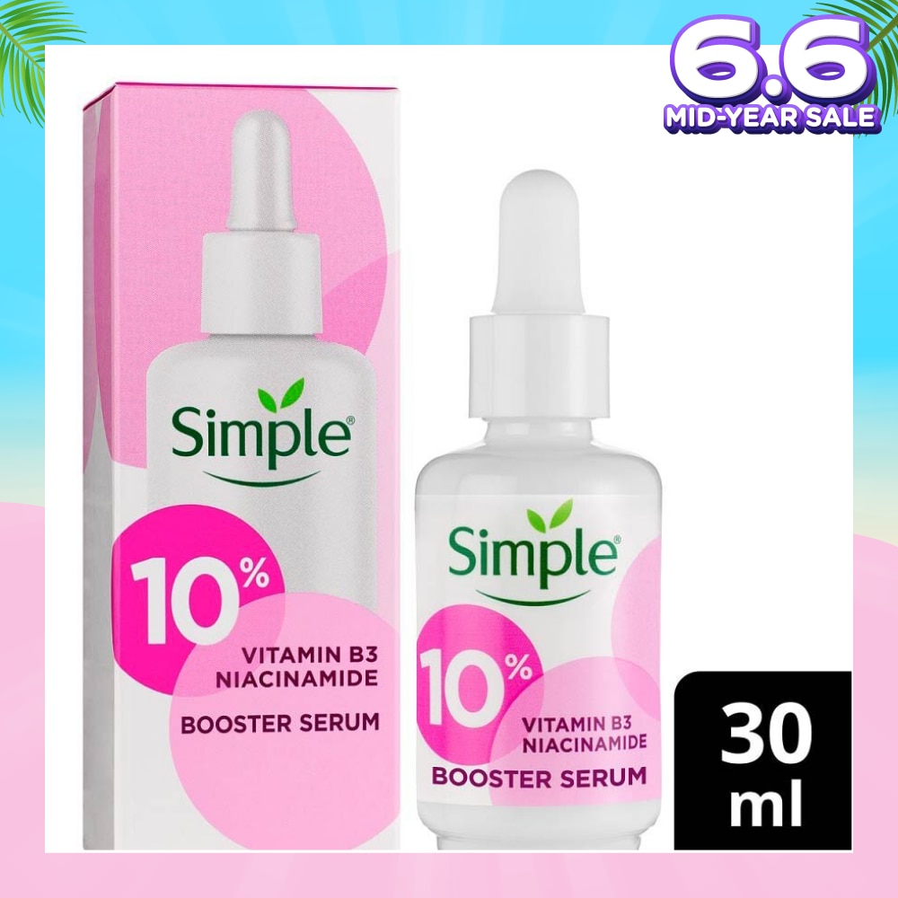 Booster Serum 10% Niacinamide (Vitamin B3) Deeply Hydrates And Softens Even Dry Skin 30ml