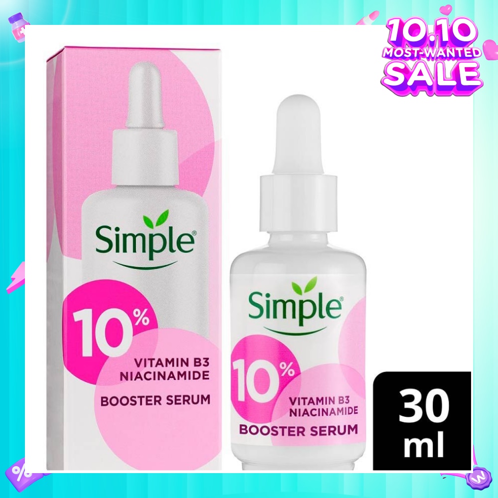 Booster Serum 10% Niacinamide (Vitamin B3) Deeply Hydrates And Softens Even Dry Skin 30ml (Expiry: Jun`2026)