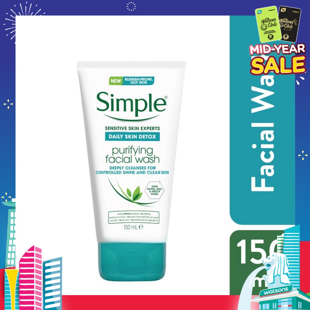 Daily Skin Detox Purifying Face Wash (For Healthy Looking, Smooth And Clear Skin) 150ml