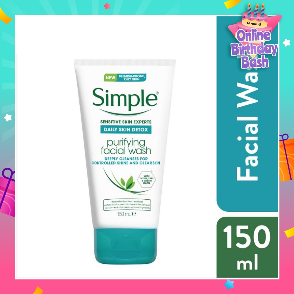 Daily Skin Detox Purifying Face Wash (For Healthy Looking, Smooth And Clear Skin) 150ml
