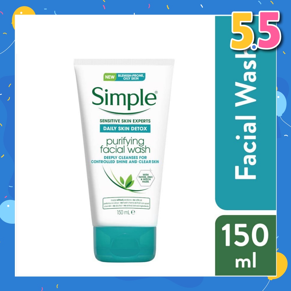 Daily Skin Detox Purifying Face Wash (For Healthy Looking, Smooth And Clear Skin) 150ml