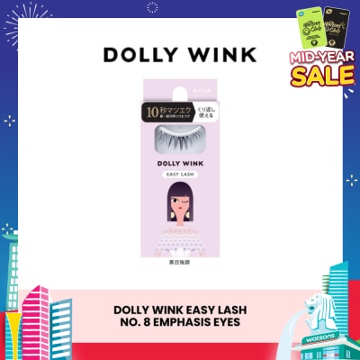 DOLLY WINK Easy Lash 08 Emphasis Eyes (Center Lash) 1 Pair