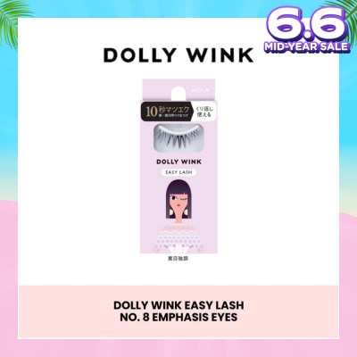 DOLLY WINK Easy Lash 08 Emphasis Eyes (Center Lash) 1 Pair