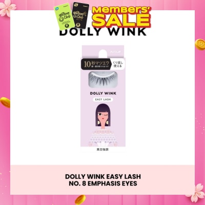 DOLLY WINK Easy Lash 08 Emphasis Eyes (Center Lash) 1 Pair