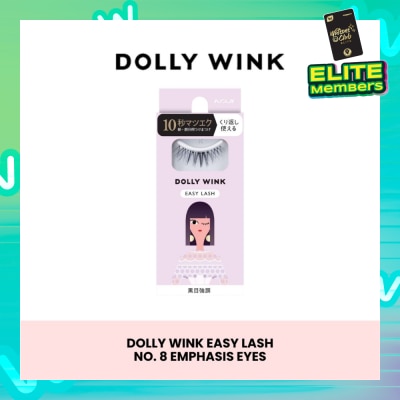 DOLLY WINK Easy Lash 08 Emphasis Eyes (Center Lash) 1 Pair