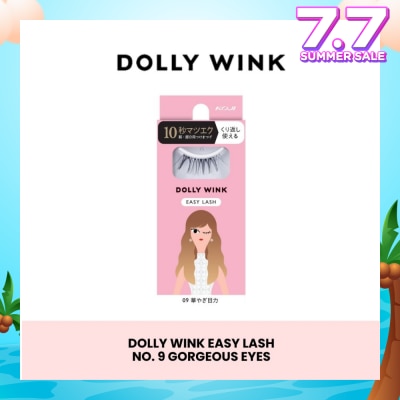 DOLLY WINK Easy Lash 09 Gorgeous Eyes (Tail Lash) 1 Pair