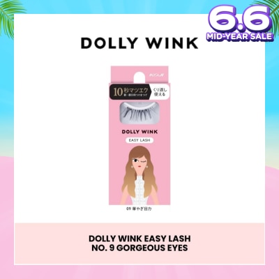 DOLLY WINK Easy Lash 09 Gorgeous Eyes (Tail Lash) 1 Pair