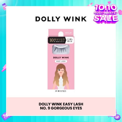 DOLLY WINK Easy Lash 09 Gorgeous Eyes (Tail Lash) 1 Pair