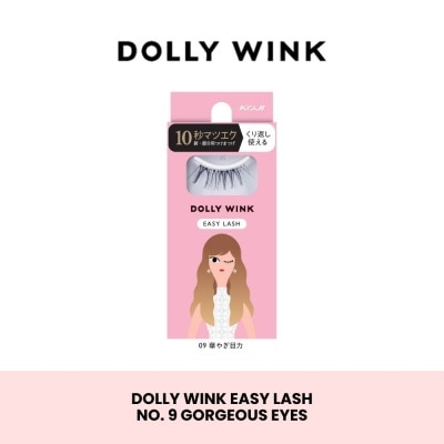 DOLLY WINK Easy Lash 09 Gorgeous Eyes (Tail Lash) 1 Pair