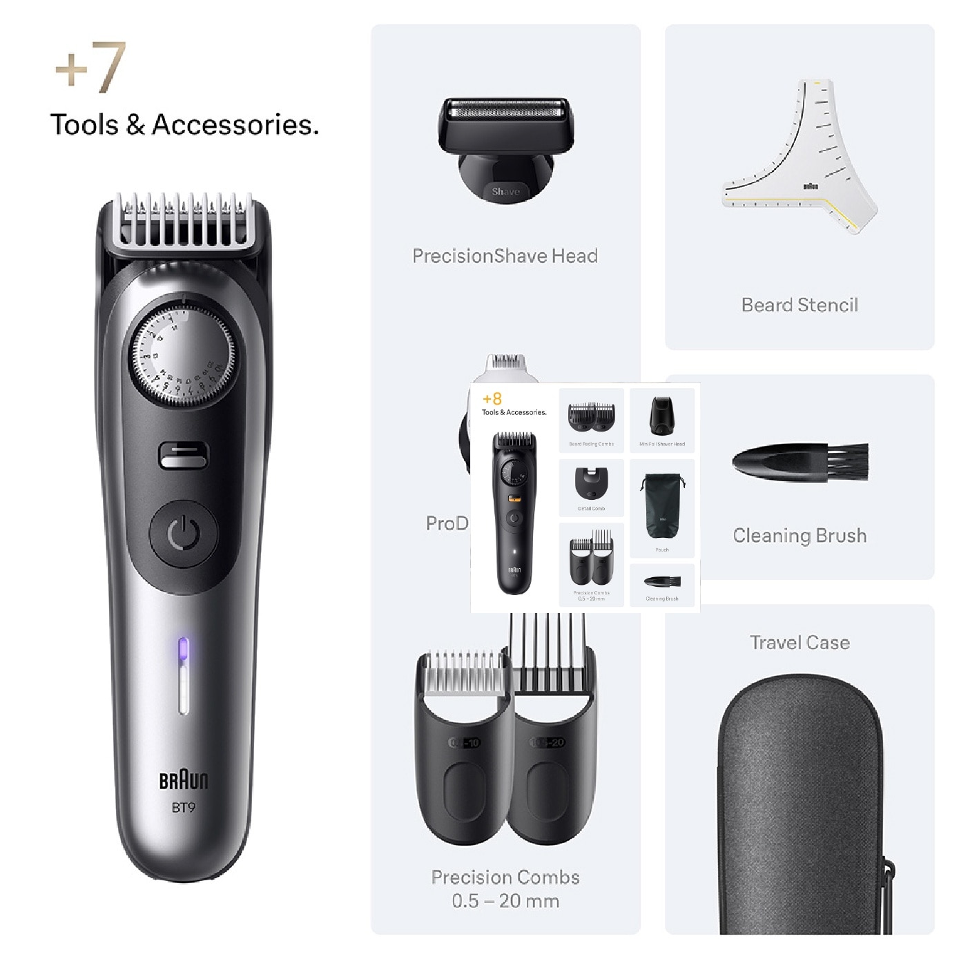Series 9 BT 9520 Beard Trimmer Professional with ProBlade 1s