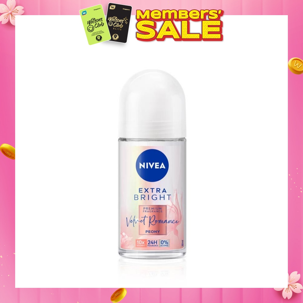 Velvet Romance RO (Contains With 10X Vitamin C For Bright And Silky Smooth Underarms And Lasting Premium Perfumed Fragrance) 50ml