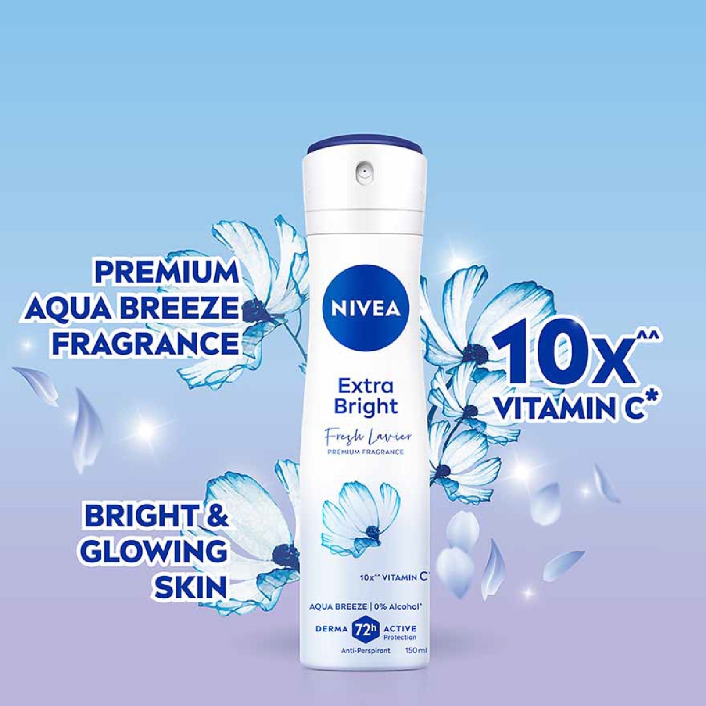 Fresh Lavier RO (Contains With 10X Vitamin C For Bright And Silky Smooth Underarms And Lasting Premium Perfumed Fragrance) 50ml