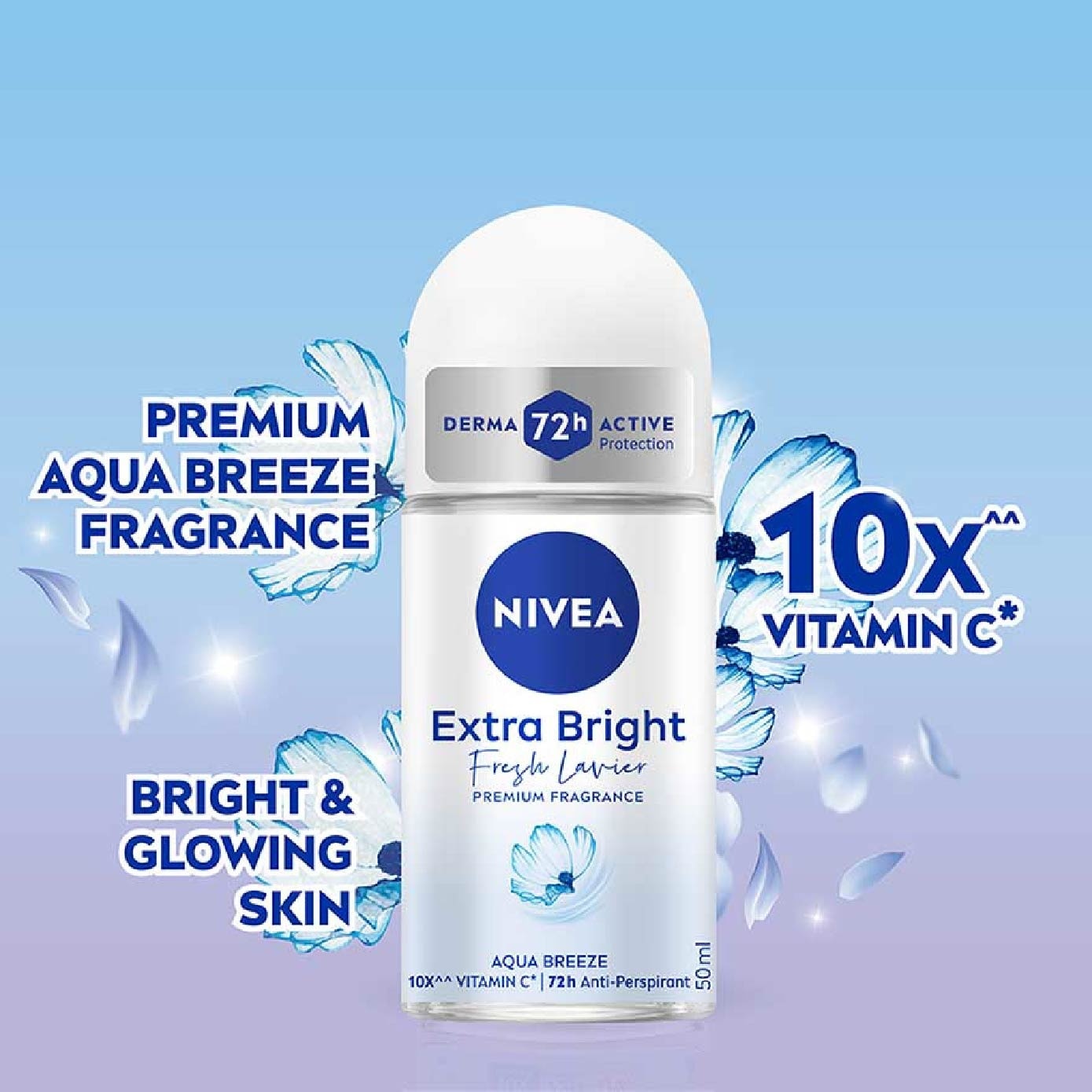 Deodorant Extra Bright Fresh Lavier Roll-On 50ml image