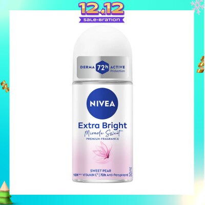 NIVEA Miracle Sweet RO (Contains With 10X Vitamin C For Bright And Silky Smooth Underarms And Lasting Premium Perfumed Fragrance) 50ml