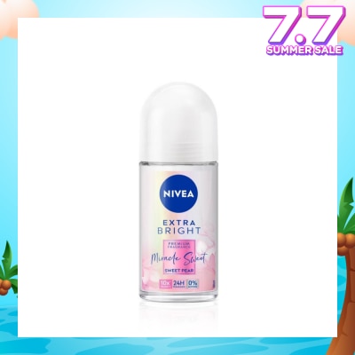 NIVEA Miracle Sweet RO (Contains With 10X Vitamin C For Bright And Silky Smooth Underarms And Lasting Premium Perfumed Fragrance) 50ml