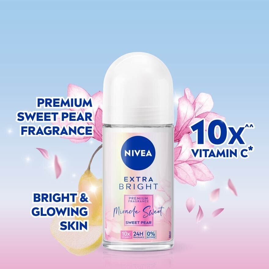 Miracle Sweet RO (Contains With 10X Vitamin C For Bright And Silky Smooth Underarms And Lasting Premium Perfumed Fragrance) 50ml