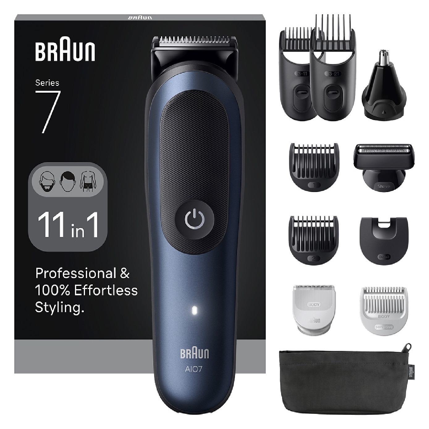 Series 7 AIO 7540 ProBlade 11-in-1 Multi Grooming Trimmer 1s