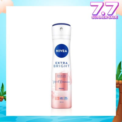 NIVEA Velvet Romance Spray (Contains With 10X Vitamin C For Bright And Silky Smooth Underarms And Lasting Premium Perfumed Fragrance) 150ml