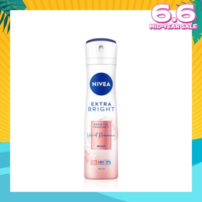 NIVEA Velvet Romance Spray (Contains With 10X Vitamin C For Bright And Silky Smooth Underarms And Lasting Premium Perfumed Fragrance) 150ml