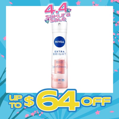 NIVEA - Velvet Romance Spray (Contains With 10X Vitamin C For Bright And Silky Smooth Underarms And Lasting Premium Perfumed Fragrance) 150ml