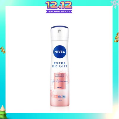 NIVEA Velvet Romance Spray (Contains With 10X Vitamin C For Bright And Silky Smooth Underarms And Lasting Premium Perfumed Fragrance) 150ml