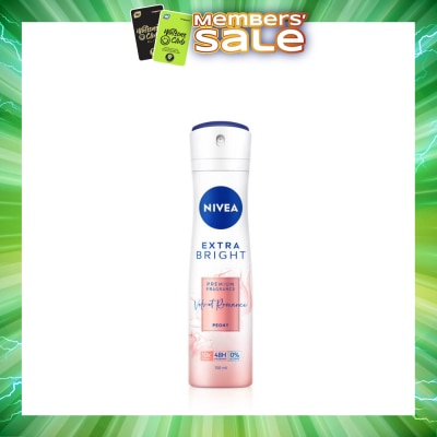 NIVEA - Velvet Romance Spray (Contains With 10X Vitamin C For Bright And Silky Smooth Underarms And Lasting Premium Perfumed Fragrance) 150ml