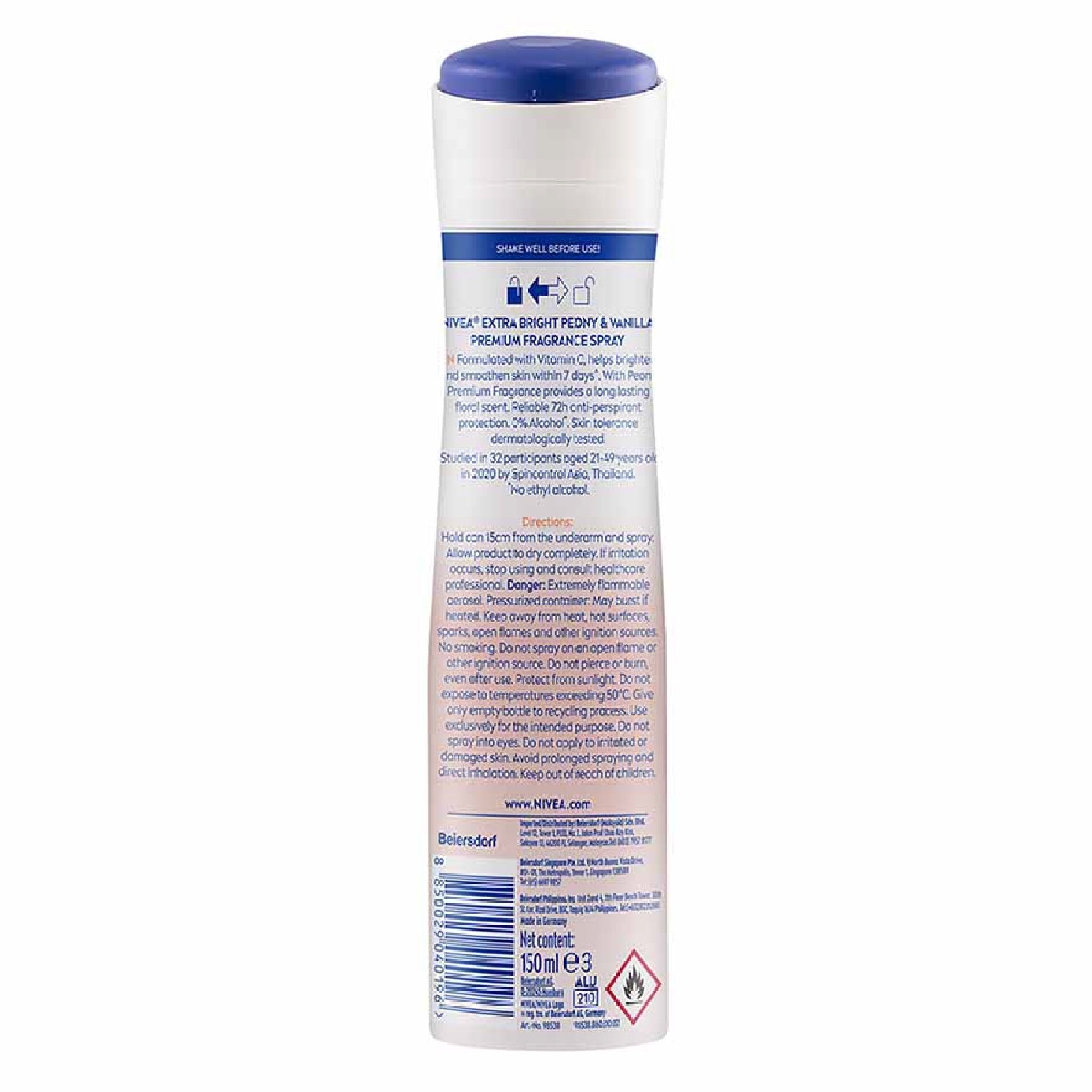 Velvet Romance Spray (Contains With 10X Vitamin C For Bright And Silky Smooth Underarms And Lasting Premium Perfumed Fragrance) 150ml