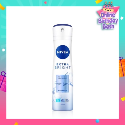 NIVEA Fresh Lavier Spray (Contains With 10X Vitamin C For Bright And Silky Smooth Underarms And Lasting Premium Perfumed Fragrance) 150ml
