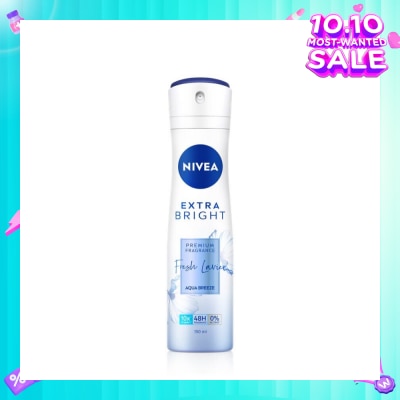 NIVEA Fresh Lavier Spray (Contains With 10X Vitamin C For Bright And Silky Smooth Underarms And Lasting Premium Perfumed Fragrance) 150ml