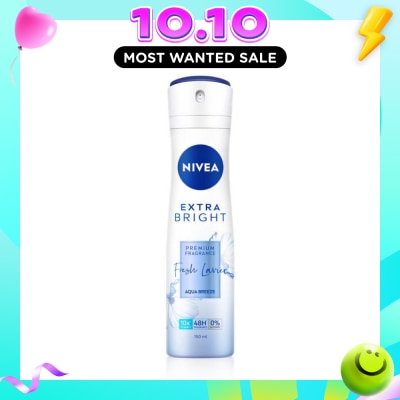 NIVEA Deodorant Extra Bright Fresh Cotton Spray 150ml image