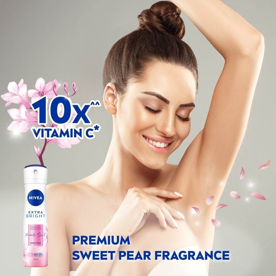 Miracle Sweet Spray (Contains With 10X Vitamin C For Bright And Silky Smooth Underarms And Lasting Premium Perfumed Fragrance) 150ml