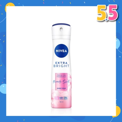 NIVEA Miracle Sweet Spray (Contains With 10X Vitamin C For Bright And Silky Smooth Underarms And Lasting Premium Perfumed Fragrance) 150ml