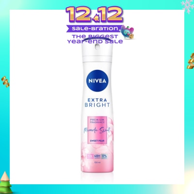 NIVEA Miracle Sweet Spray (Contains With 10X Vitamin C For Bright And Silky Smooth Underarms And Lasting Premium Perfumed Fragrance) 150ml