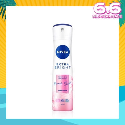 NIVEA Miracle Sweet Spray (Contains With 10X Vitamin C For Bright And Silky Smooth Underarms And Lasting Premium Perfumed Fragrance) 150ml