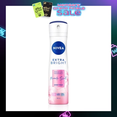 NIVEA Miracle Sweet Spray (Contains With 10X Vitamin C For Bright And Silky Smooth Underarms And Lasting Premium Perfumed Fragrance) 150ml