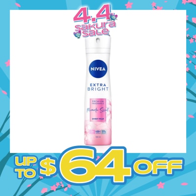 NIVEA - Miracle Sweet Spray (Contains With 10X Vitamin C For Bright And Silky Smooth Underarms And Lasting Premium Perfumed Fragrance) 150ml
