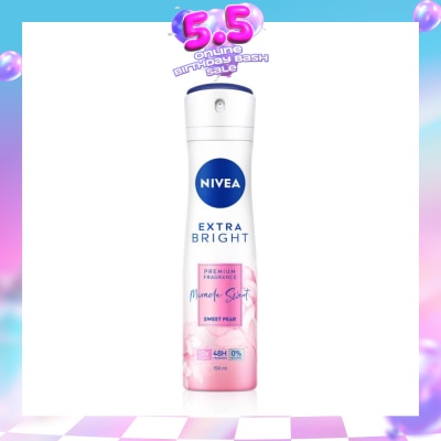 NIVEA - Miracle Sweet Spray (Contains With 10X Vitamin C For Bright And Silky Smooth Underarms And Lasting Premium Perfumed Fragrance) 150ml