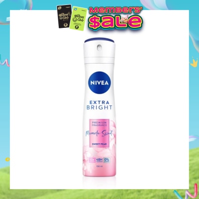 NIVEA - Miracle Sweet Spray (Contains With 10X Vitamin C For Bright And Silky Smooth Underarms And Lasting Premium Perfumed Fragrance) 150ml