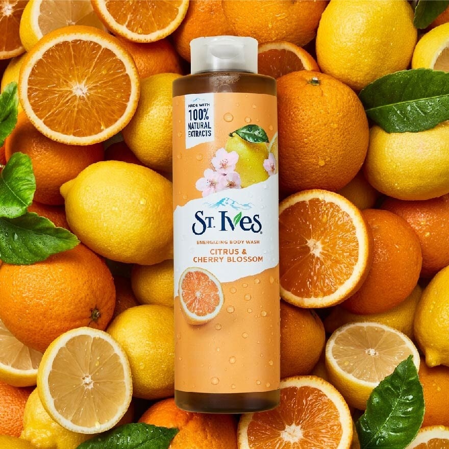 Energizing Body Wash Citrus & Cherry Blossom (100% Natural Citrus And Cherry Blossom Extracts) 650ml